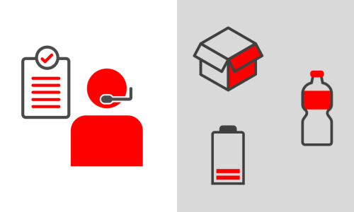 Bevollmächtigung: Kombination Verpackungen, Einwegkunststoffe und Batterien (B2C)